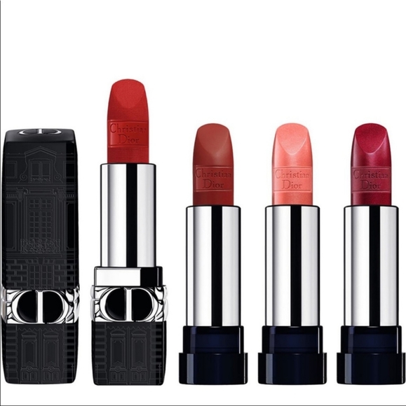 Rouge Dior Minaudiere Limited Edition Holiday 2021 Gift Set Christian Dior Lip - Picture 4 of 7